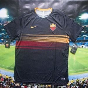 Nike AS Roma Jersey Black SZ XL